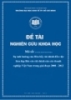 Đề tài khoa học: Sự ảnh hưởng của đòn bẩy tài chính đến việc làm đẹp báo cáo tài chính của các doanh nghiệp Việt Nam trong giai đoạn 2008-2012