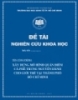 Đề tài nghiên cứu khóa học "Xây dựng mô hình quán điểm cà phê Trung Nguyên dành cho giới trẻ tại Thành phố Hồ Chí Minh