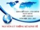 Bài giảng Nguyên lý thống kê kinh tế (Khoa Kế toán - Tài chính Ngân hàng)