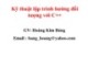 Bài giảng Kỹ thuật lập trình hướng đối tượng với C++ - Hoàng Kim Bảng