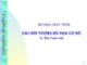Bài giảng Đồ họa máy tính: Các đối tượng đồ họa cơ sở - TS. Đào Nam Anh