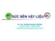 Bài giảng Sức bền vật liệu: Chương 1 - ThS. Trương Quang Trường