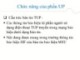 Bài giảng Hệ thống báo hiệu - Chương 3 (tt): Báo hiệu kênh chung