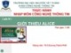 Bài giảng Nhập môn Công nghệ thông tin: Lab 1 - Th.S Dương Thành Phết