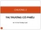 Bài giảng Thị trường chứng khoán: Chương 2 - TS. Trần Thị Mộng Tuyết