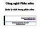Bài giảng Công nghệ phần mềm: Bài 4 - TS. Lê Nguyễn Tuấn Thành