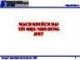 Bài giảng Nhập môn điện tử - Chương 7: Mạch khuếch đại tín hiệu nhỏ dùng JFET