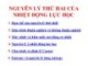 Bài giảng Nhiệt động lực học: Chương 3