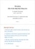 Bài giảng Điều khiển máy điện nâng cao: Bài giảng 1 - TS. Nguyễn Quang Nam