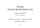 Bài giảng Máy điện: Chương 5 - TS. Nguyễn Quang Nam