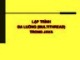 Bài giảng Lập trình Java: Chương 4 - Huỳnh Ngọc Tín