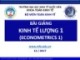 Bài giảng Kinh tế lượng 1 - Bùi Dương Hải