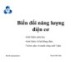 Bài giảng Biến đổi năng lượng điện cơ - Bài 1: Giới thiệu