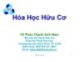 Bài giảng Hóa học hữu cơ