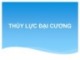Bài giảng Thủy lực đại cương - Chương 6: Dòng chảy ổn định trong ống có áp