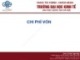 Bài giảng Tài chính doanh nghiệp - Chương 10: Chi phí vốn trong doanh nghiệp