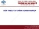 Bài giảng Tài chính doanh nghiệp - Chương 1: Giới thiệu tài chính doanh nghiệp