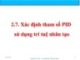 Bài giảng Lý thuyết điều khiển tự động: Chương 2.7 - TS. Nguyễn Thu Hà