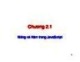 Bài giảng Công nghệ lập trình tích hợp: Chương 2.1 - TS. Nguyễn Quang Uy