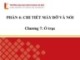 Bài giảng Chi tiết máy (Phần 4): Chương 7 - Ổ trục