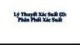 Bài giảng Các phương pháp định lượng 1 (Học phần: Xác xuất thống kê) - Lý thuyết xác suất 2