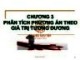 Bài giảng Kinh tế kỹ thuật - Chương 3: Phân tích phương án theo giá trị tương đương