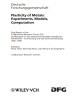 Ebook Plasticity of metals - Experiments, models, computation: Part 1